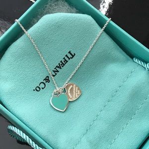 Tiffany Mini Double Heart Necklace
